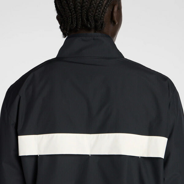 ニューバランスNewBalanceメンズランニングブレーカーEssntialsランジャケットトレーニングウェアMJ41243-BK