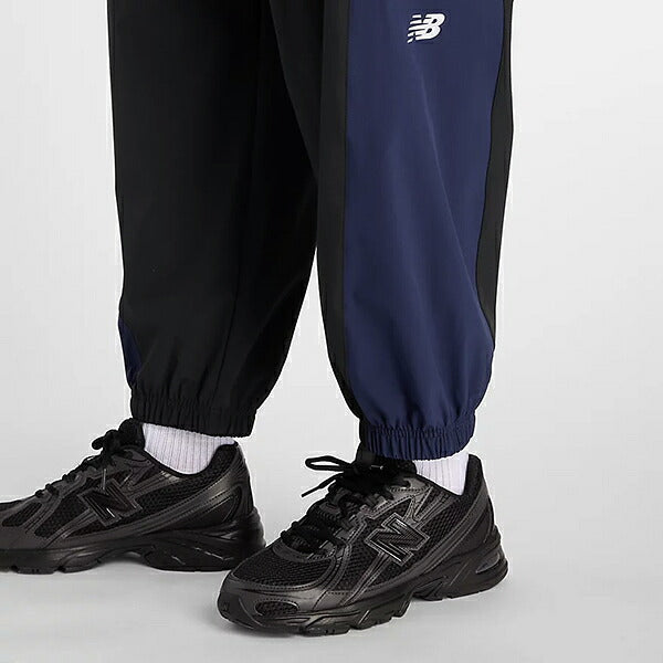 ニューバランスNewBalanceウーブントラックジャケットジョガーパンツメンズ上下セットブラックMJ61H33OMB61397S