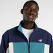 ニューバランスNewBalanceウーブントラックジャケットジョガーパンツメンズ上下セットネイビーMJ61H33OMB61397STNV