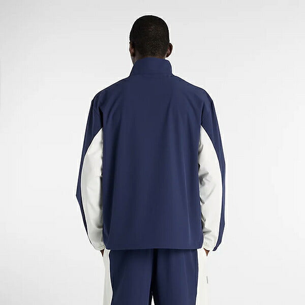 ニューバランスNewBalanceウーブントラックジャケットジョガーパンツメンズ上下セットネイビーMJ61H33OMB61397STNV