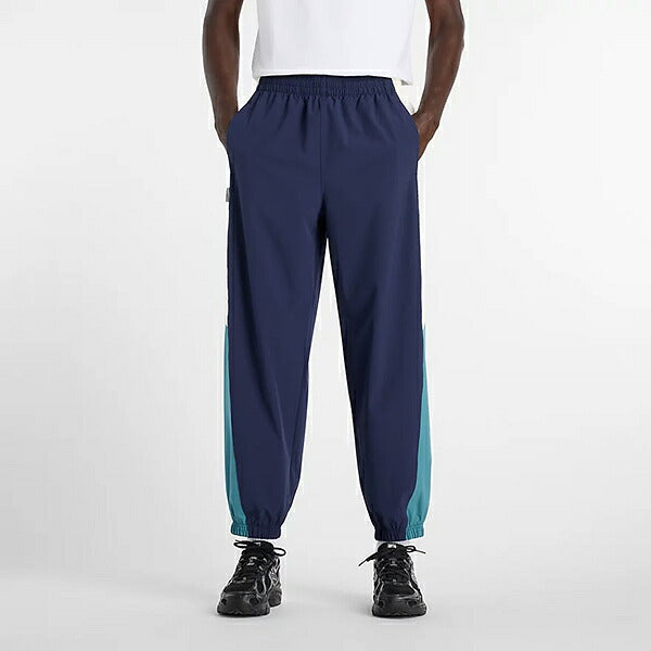 ニューバランスNewBalanceウーブントラックジャケットジョガーパンツメンズ上下セットネイビーMJ61H33OMB61397STNV