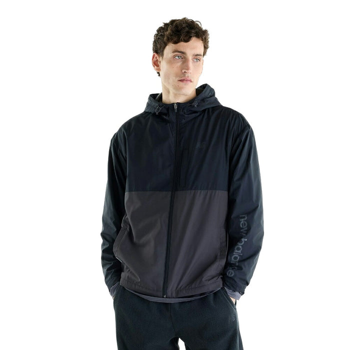ニューバランスNEWBALANCEウーブントラックジャケットメンズ大人裏トリコット起毛撥水カラーブロックポリエステル秋冬アパレルMJ6237NQ-BK
