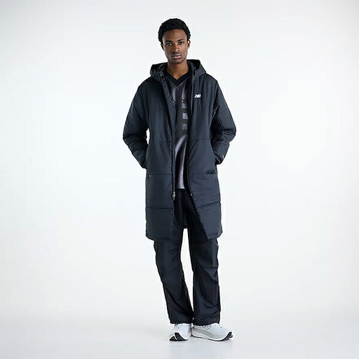 ニューバランスNewBalanceメンズスポーツコートパテッドロング26FWMJ62X6CE-BK