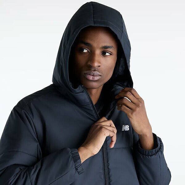 ニューバランスNewBalanceメンズスポーツコートパテッドロング26FWMJ62X6CE-BK