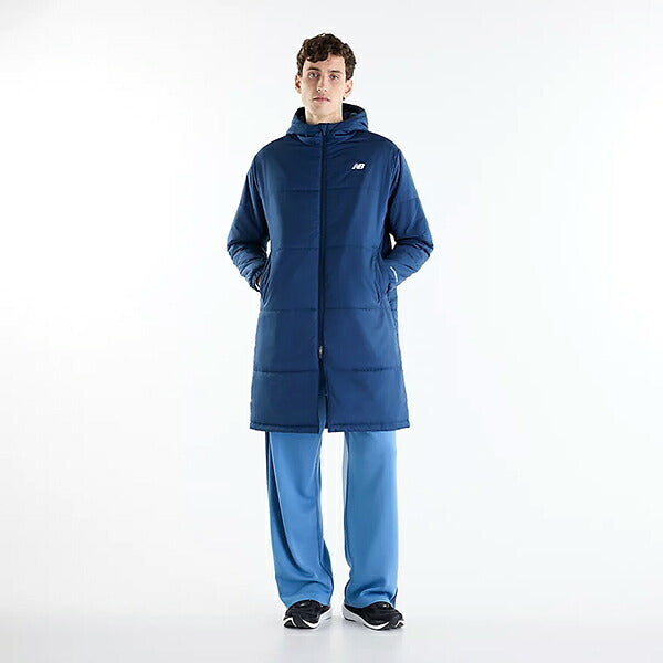 ニューバランスNewBalanceメンズスポーツコートパテッドロング26FWMJ62X6CE-NNY