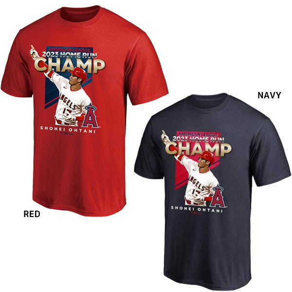 【ショップ限定エントリーでさらに+9倍】【ネコポス送料無料】ファナティクスFanatics大谷翔平2023ホームランキング記念Tシャツ野球ベースボールエンゼルス半袖メンズML0123FW0002