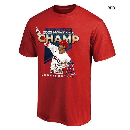 【ショップ限定エントリーでさらに+9倍】【ネコポス送料無料】ファナティクスFanatics大谷翔平2023ホームランキング記念Tシャツ野球ベースボールエンゼルス半袖メンズML0123FW0002