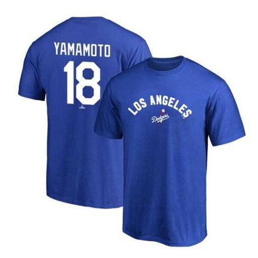 【ショップ限定エントリーでさらに+9倍】【ネコポス送料無料】ファナティクスFANATICS野球TシャツYAMAMOTO山本由伸ML0124SS23ロサンゼルス・ドジャースMLBメジャーリーグ