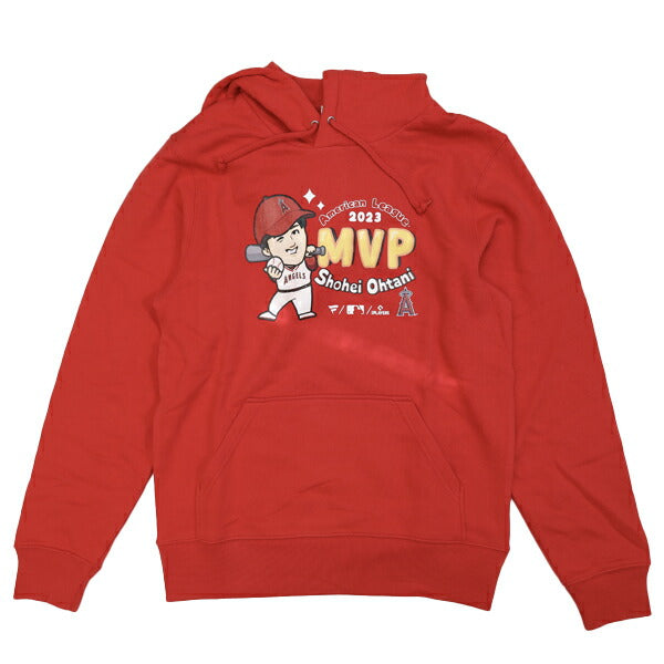 【ショップ限定エントリーでさらに+9倍】ロサンゼルス・エンゼルス2023年大谷翔平選手MVP記念TシャツMVPイラストフーディーML0623FW05