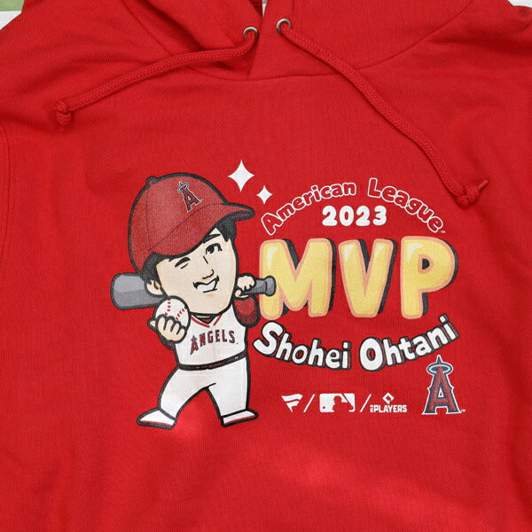 【ショップ限定エントリーでさらに+9倍】ロサンゼルス・エンゼルス2023年大谷翔平選手MVP記念TシャツMVPイラストフーディーML0623FW05