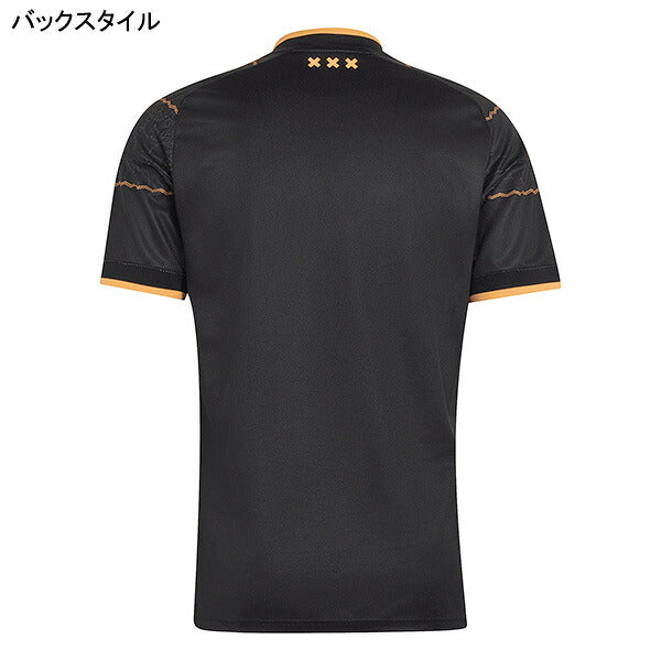 アヤックスAJX2026-27レプリカアウェイユニフォーム半袖MMA97-JZ4693サッカーブラックアディダスadidas