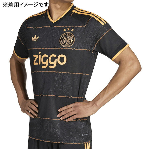 アヤックスAJX2026-27レプリカアウェイユニフォーム半袖MMA97-JZ4693サッカーブラックアディダスadidas