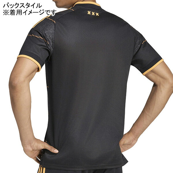 アヤックスAJX2026-27レプリカアウェイユニフォーム半袖MMA97-JZ4693サッカーブラックアディダスadidas