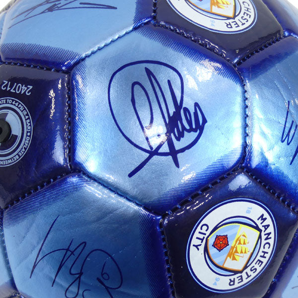 マンチェスターシティサイン入りボール1号球MNC_SIG_26SKILLBALLサッカープレミアリーグサポーターグッズ1号球