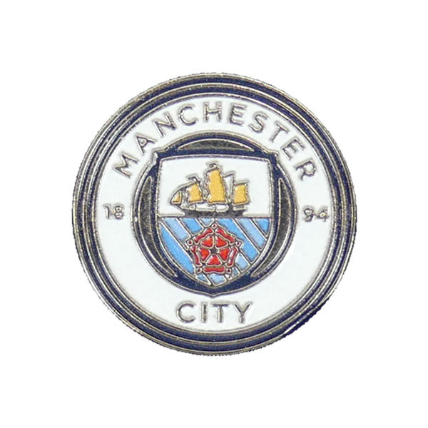 【ネコポス対応可】マンチェスターシティオフィシャルクレストエナメルピンバッジMNC_BADGEサッカープレミアリーグサポーターグッズ
