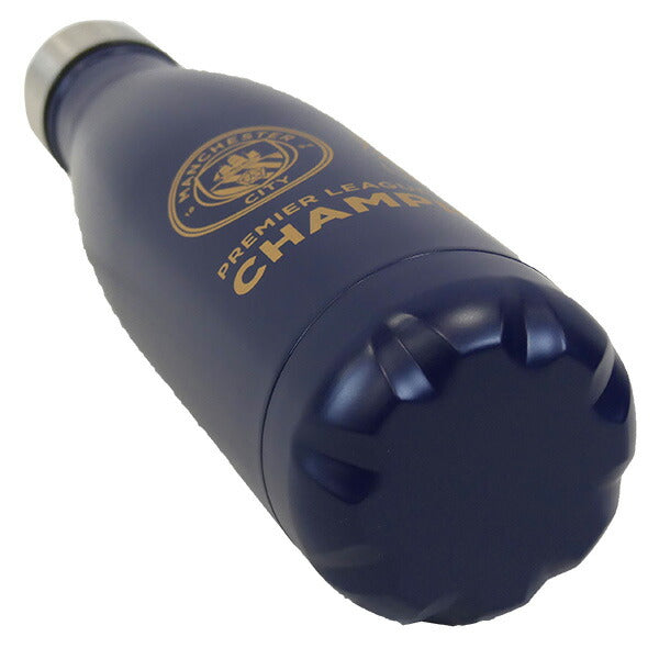 【ショップ限定エントリーでさらに+9倍】マンチェスターシティオフィシャル2021-22プレミアリーグ優勝記念サーマルボトル500mlMNC-PLCTHERMAL-FLASKサッカーステンレススチールネイビー