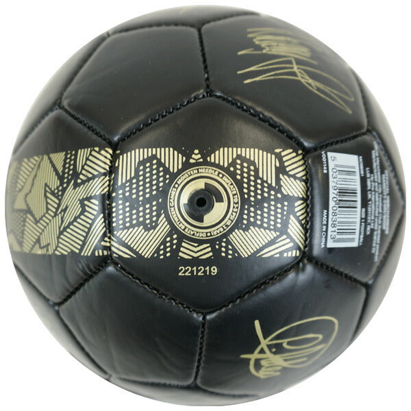 マンチェスターシティオフィシャル1号球選手サイン入りGLDMNC_SKIL_SIGN_GLD_PHサッカーサインボールサポーターグッズブラック