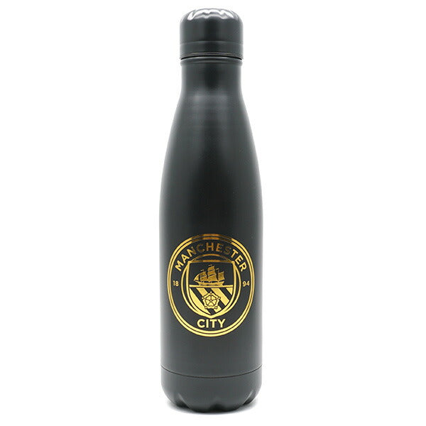 マンチェスターシティオフィシャルサーマルボトル500mlMNC_THERMAL_FLASK_PHサッカーステンレススチールウォーターボトルサポーターグッズブラック
