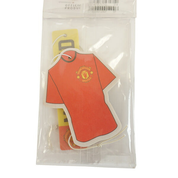 【ネコポス対応可】マンチェスターユナイテッドオフィシャルエアフレッシュナークレスト3点セットMNU_3PK_AIRFRESHENERサッカーサポーターグッズ個装