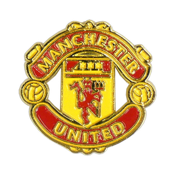 【ネコポス対応可】マンチェスターユナイテッドオフィシャルピンバッジMNU_BADGEサッカープレミアリーグサポーターズグッズ