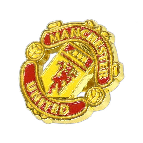 【ネコポス対応可】マンチェスターユナイテッドオフィシャルピンバッジMNU_BADGEサッカープレミアリーグサポーターズグッズ
