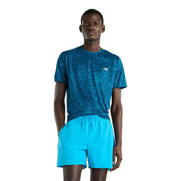 【ネコポス送料無料】ニューバランスNewbalanceメンズランニングショートパンツ5インチインナー付きショーツMS41227-ATD