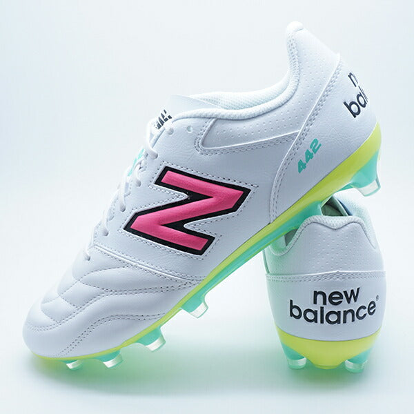 【ショップ限定エントリーでさらに+9倍】442V2TEAMHGニューバランスNewBalanceMS42HWH2-2Eホワイトサッカースパイク