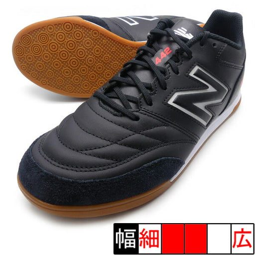 【ショップ限定エントリーでさらに+9倍】442TEAMIDニューバランスNewBalanceMS42IBK22Eワイズブラックフットサルシューズインドア