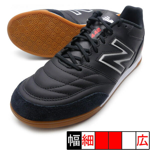 【ショップ限定エントリーでさらに+9倍】442TEAMIDニューバランスNewBalanceMS42IBK22Eワイズブラックフットサルシューズインドア