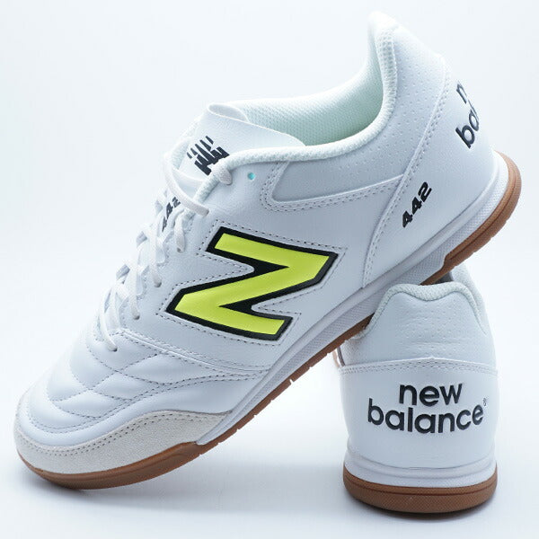 【ショップ限定エントリーでさらに+9倍】442TEAMIDニューバランスNewBalanceMS42IIB2-2Eホワイトフットサルシューズインドア室内用