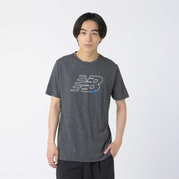 【ネコポス送料無料】ニューバランスNewBalanceメンズTシャツ吸汗速乾MT41071-HC