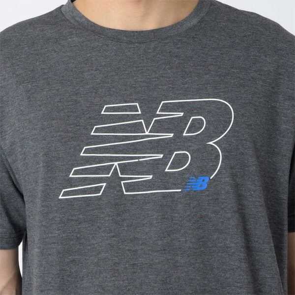 【ショップ限定エントリーでさらに+9倍】【ネコポス送料無料】ニューバランスNewBalanceメンズTシャツ吸汗速乾MT41071-HC