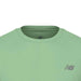 ニューバランスNewbalanceランニングシャツSPショートスリーブ25FWMT41222-LBNグリーン