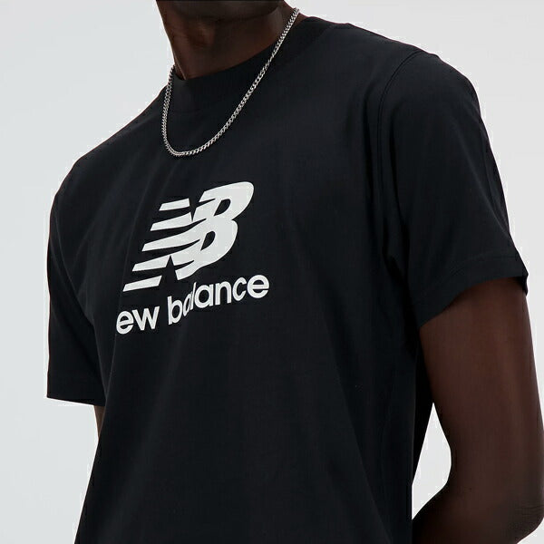 【ネコポス対応可】ニューバランスNewbalanceStackedLogoショートスリーブTシャツメンズ半袖TシャツMT41502-BK