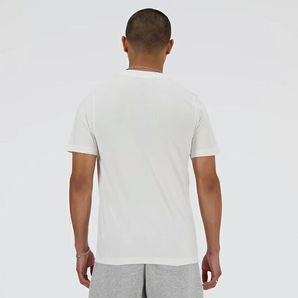【ネコポス対応可】ニューバランスNewbalanceStackedLogoショートスリーブTシャツメンズ半袖TシャツホワイトMT41502-WT