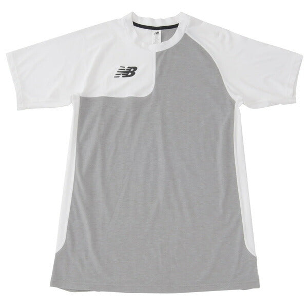 【ショップ限定エントリーでさらに+9倍】【ネコポス送料無料】ニューバランスNewBalanceメンズ野球アンダーシャツベースボールアシンメトリーショートスリーブトップ右投げ用MT41704R半袖