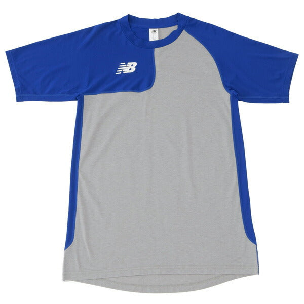 【ショップ限定エントリーでさらに+9倍】【ネコポス送料無料】ニューバランスNewBalanceメンズ野球アンダーシャツベースボールアシンメトリーショートスリーブトップ右投げ用MT41704R半袖