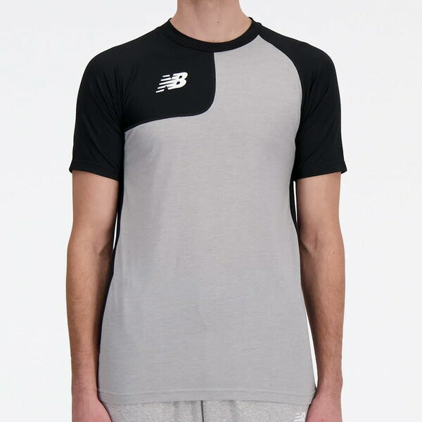 【ネコポス送料無料】ニューバランスNewBalanceメンズ野球アンダーシャツベースボールアシンメトリーショートスリーブトップ右投げ用MT41704R半袖