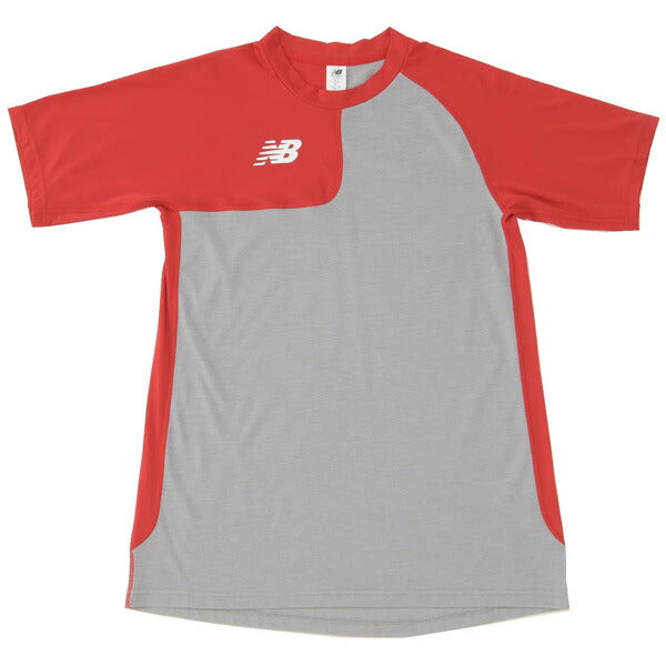 【ショップ限定エントリーでさらに+9倍】【ネコポス送料無料】ニューバランスNewBalanceメンズ野球アンダーシャツベースボールアシンメトリーショートスリーブトップ右投げ用MT41704R半袖