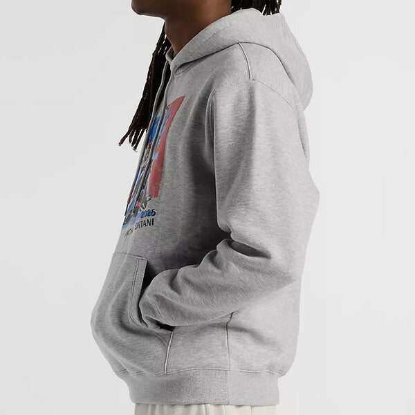 【ショップ限定エントリーでさらに+9倍】NEWBALANCEニューバランス野球メンズ大谷翔平グラフィックフーディパーカー長袖TwoSwordsMT51736-AGT