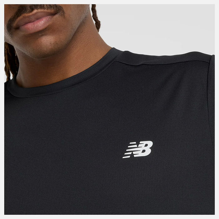 ニューバランスNEWBALANCESportロングスリーブTシャツメンズ大人長袖吸汗速乾NBDryUPF紫外線対策スタンダードフィット春秋MT51802-BK