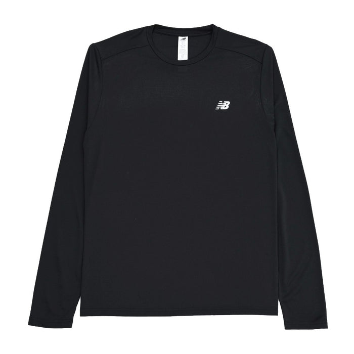 ニューバランスNEWBALANCESportロングスリーブTシャツメンズ大人長袖吸汗速乾NBDryUPF紫外線対策スタンダードフィット春秋MT51802-BK