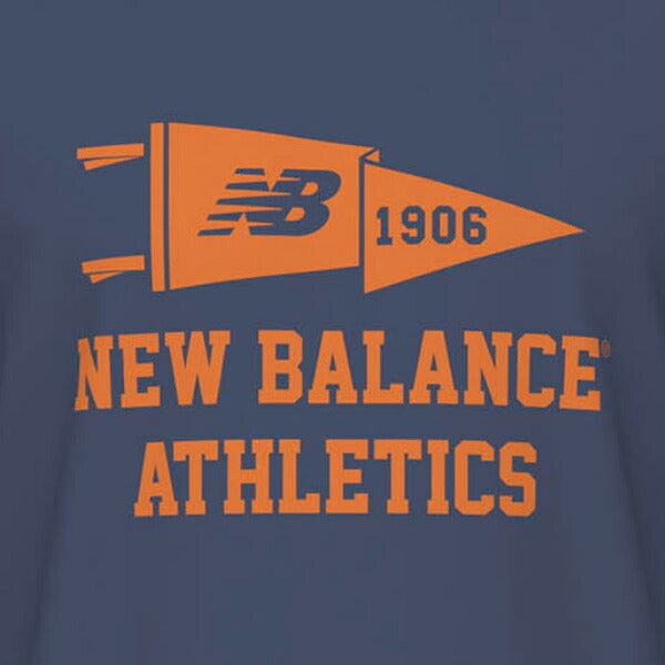 【ショップ限定エントリーでさらに+9倍】【ネコポス送料無料】ニューバランスNewbalanceTシャツVarsityペナントメン25SSランニングトレーニングウェアスポーツウェアMT51924-DRE