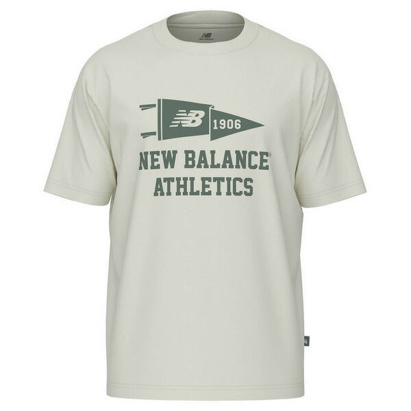 【ショップ限定エントリーでさらに+9倍】【ネコポス送料無料】ニューバランスNewbalanceTシャツVarsityペナントメン25SSランニングトレーニングウェアスポーツウェアMT51924-SST