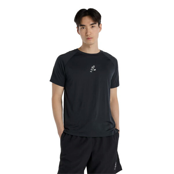 【ネコポス対応可】ニューバランスNewbalance大谷翔平トレーニング半袖TシャツMT6110VQ-BK