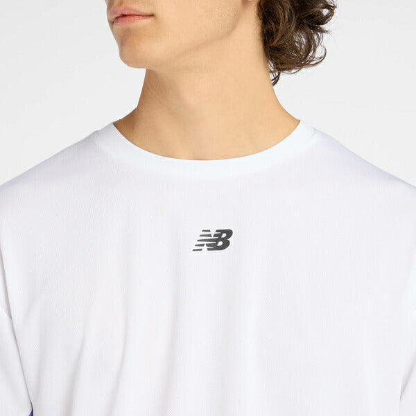 【ネコポス対応可】ニューバランスNewBalanceファストデイズTシャツメンズランニングシャツMT6116HP-WT