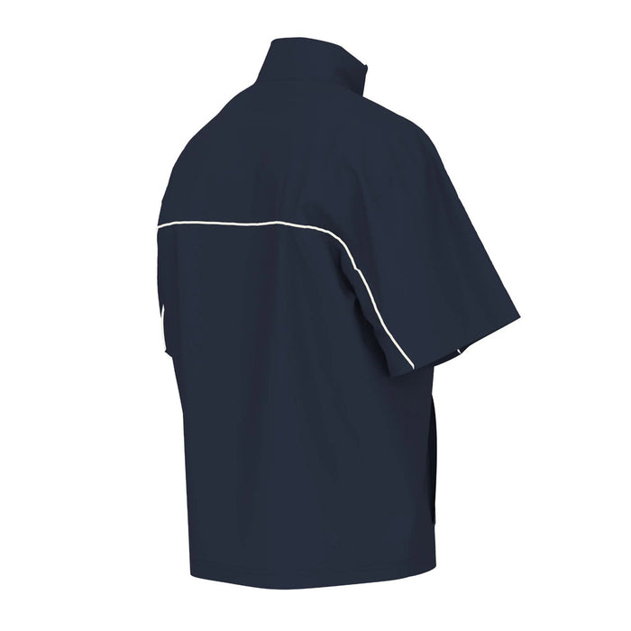 【ネコポス対応可】ニューバランスNEWBALANCEトレーニングシャツトレーニングジャケットメンズウーブンショートスリーブハーフジップMT61713I-TNV