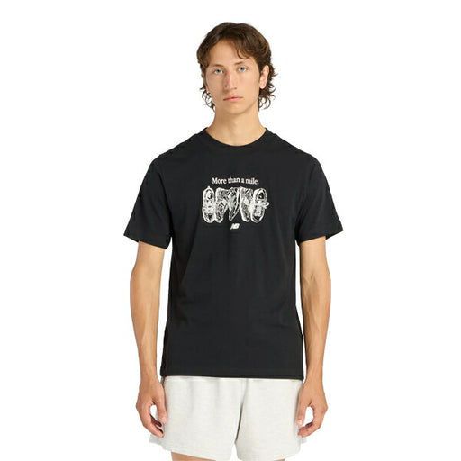 【ネコポス対応可】ニューバランスNewBalanceマイラーTシャツメンズ半袖シャツMT61778S-BK