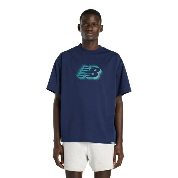 【ネコポス対応可】ニューバランスNewBalanceNBロゴTシャツメンズ半袖TシャツMT61C625-TNV