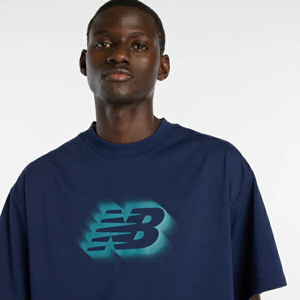 【ネコポス対応可】ニューバランスNewBalanceNBロゴTシャツメンズ半袖TシャツMT61C625-TNV